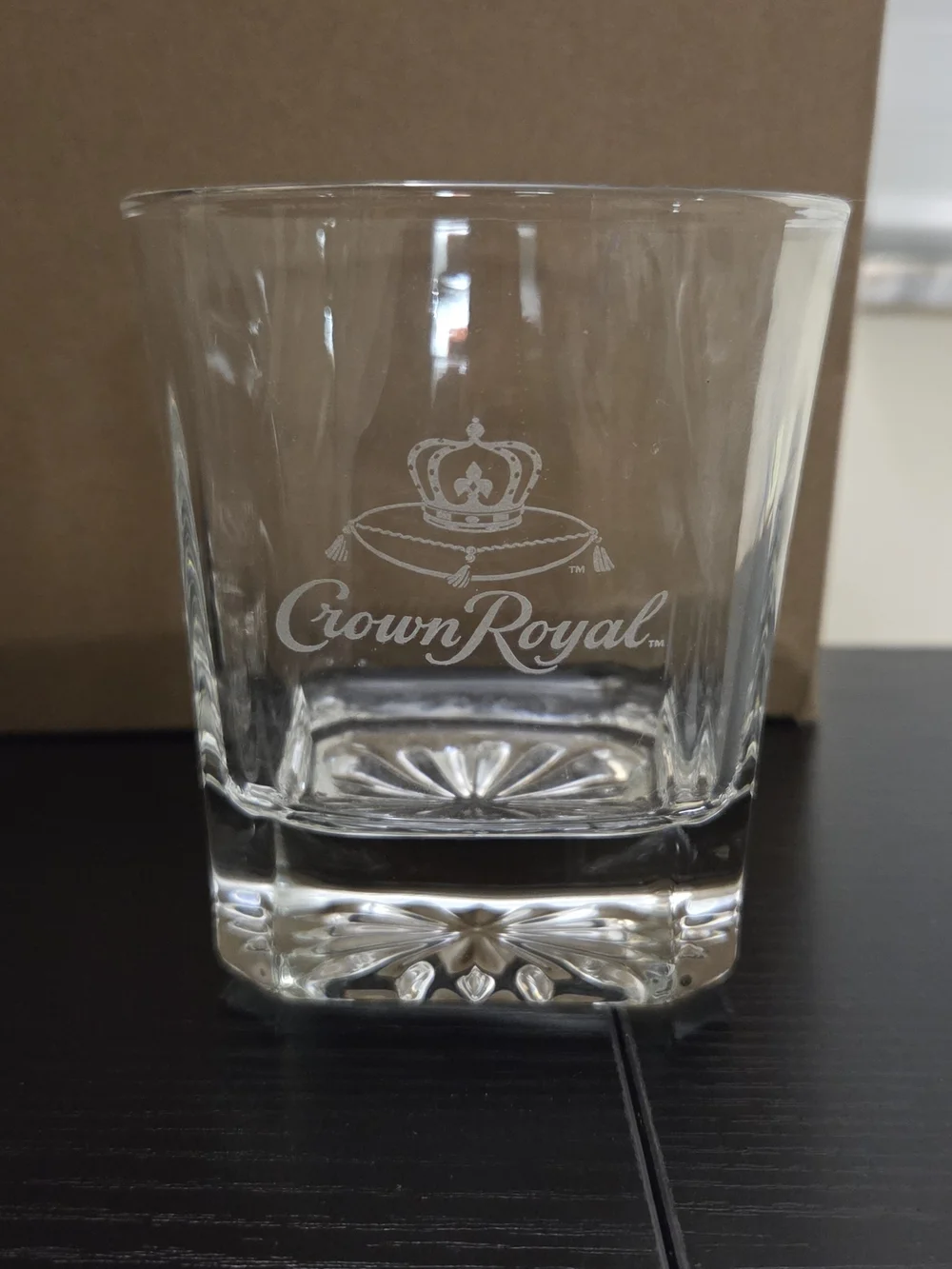 Clear Glass Tumbler - Branded Whiskey Glass